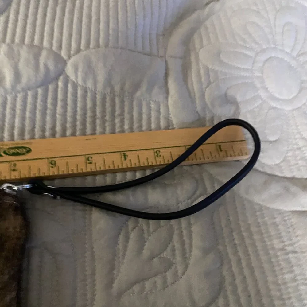 New~.Brown Brindle Cowhide Clutch Purse & Card Holder - Picture 11 of 13